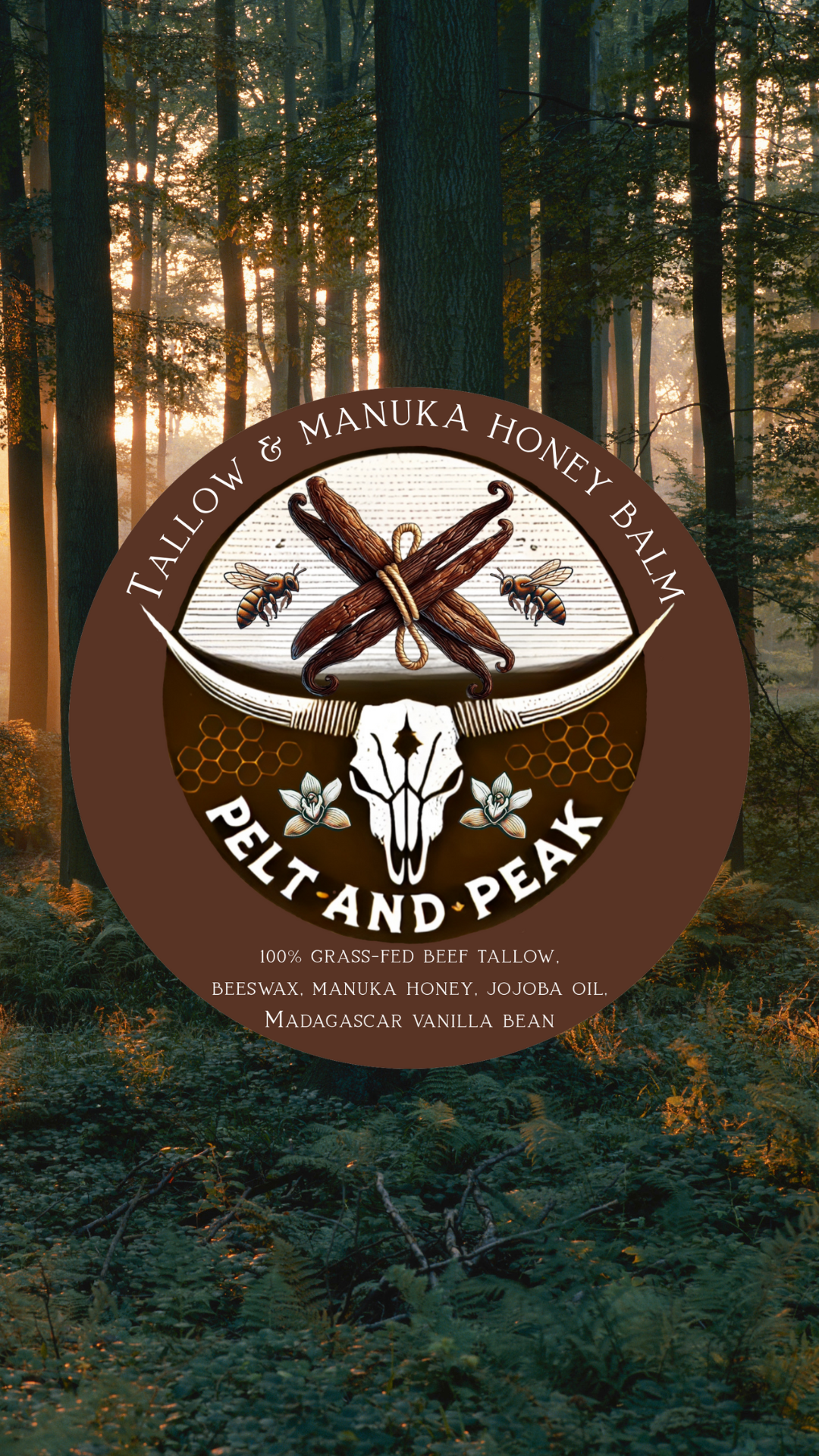 Vanilla Tallow Honey Balm - 2oz